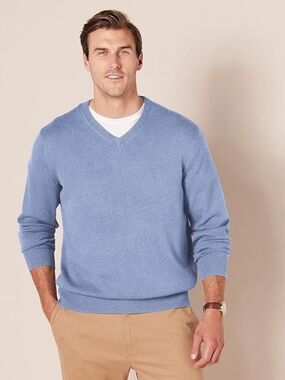 NWT Amazon Essentials Men's V-Neck Pullover Sweater